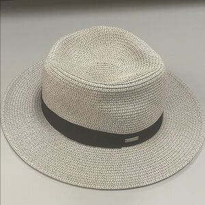 Coal Elegant Cream / Grey Women's Hat with Black Band